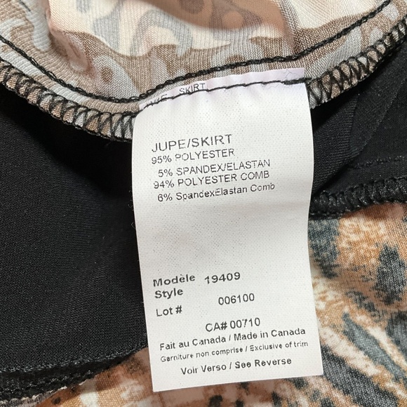 JOSEPH RIBKOFF 2 Piece Top and Skirt Set Zipper Front Top Pull On Skirt Sz 8-10 - Picture 12 of 13